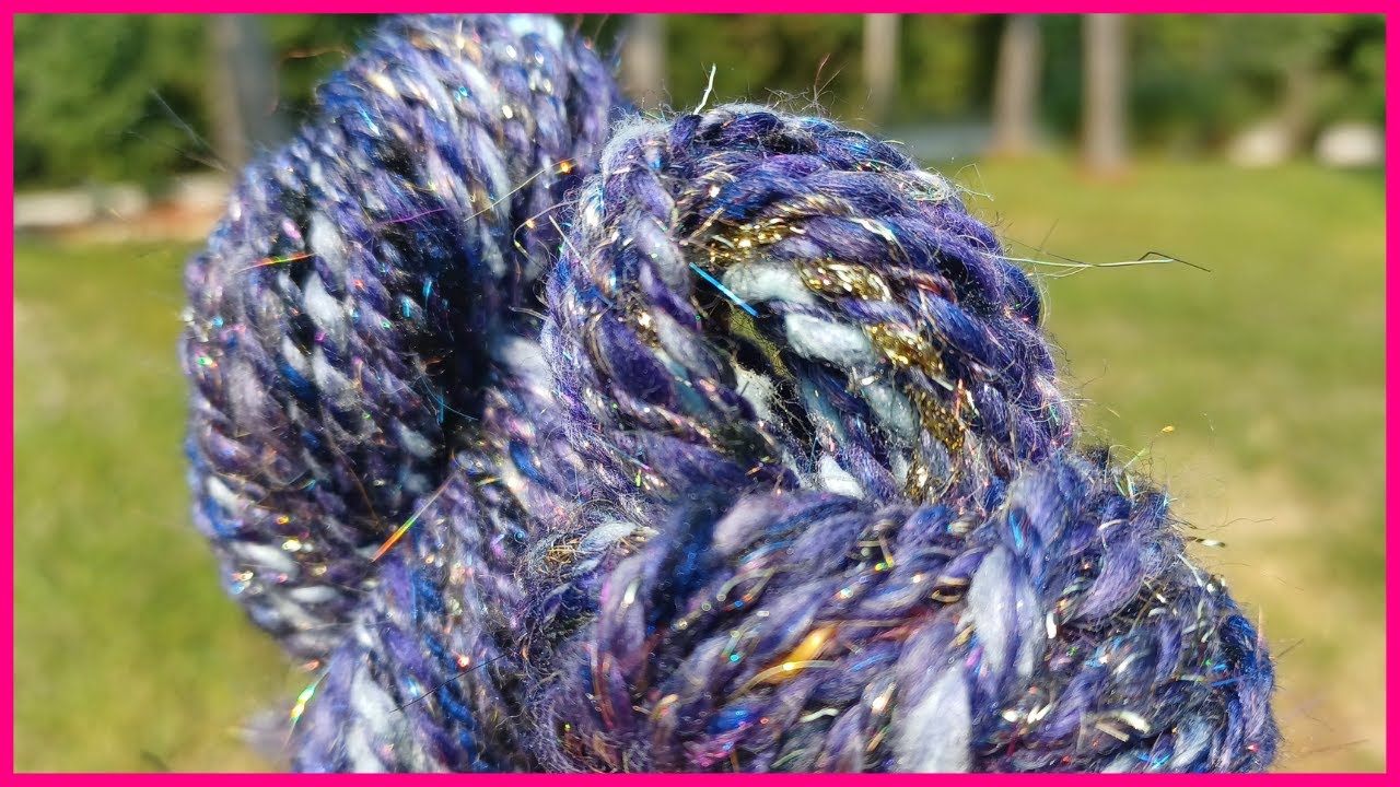 Spinning up the Amazing Night Galaxy Yarn