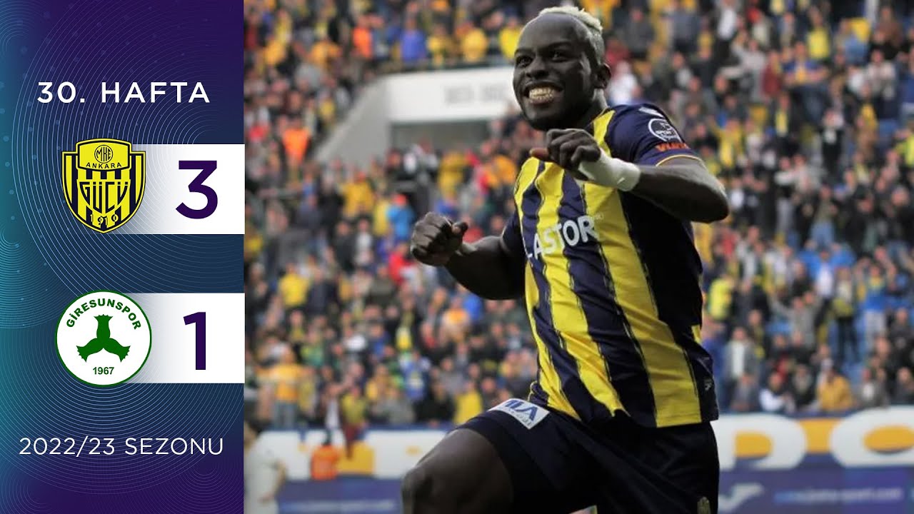 MKE Ankaragücü (3-1) B. Giresunspor | 30. Hafta - 2022/23