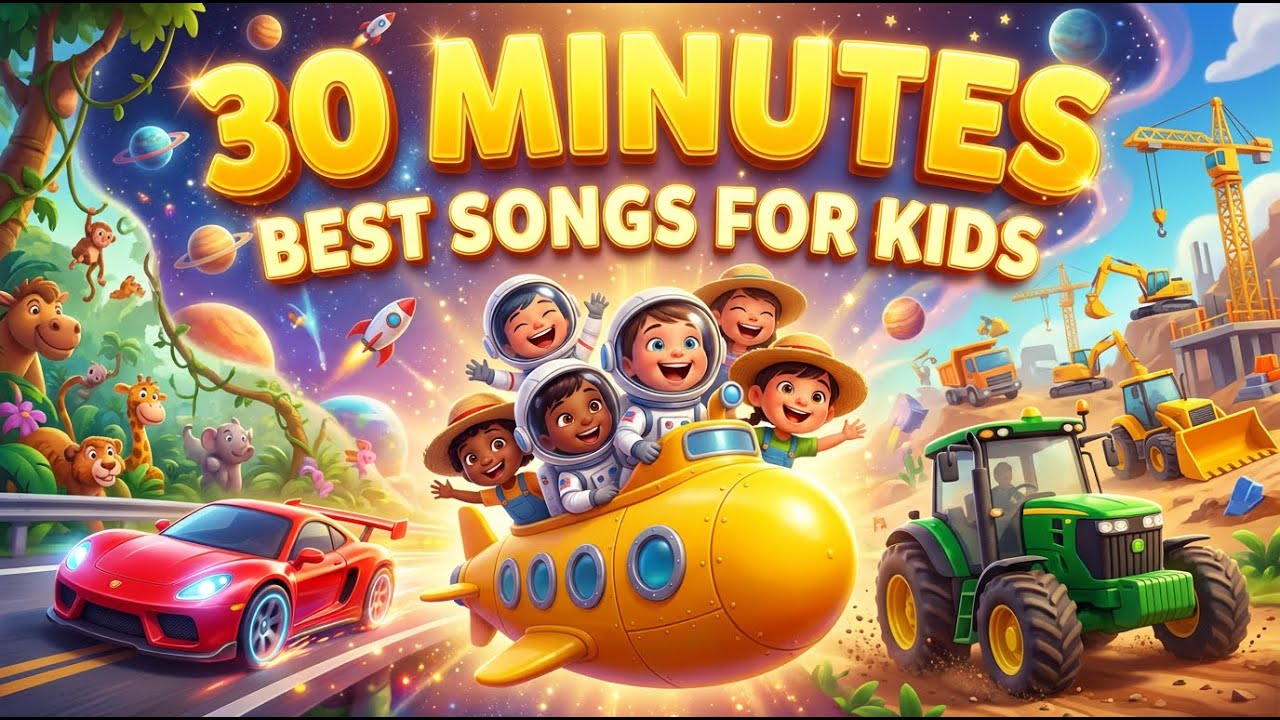 DINOSAURS, PENGUINS & SPACE 🚀 30 Minutes of Magic Adventures  BrumBrum World