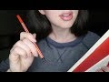 ASMR Sketching You in Study Hall 📕 Soft Spoken Roleplay + Gum