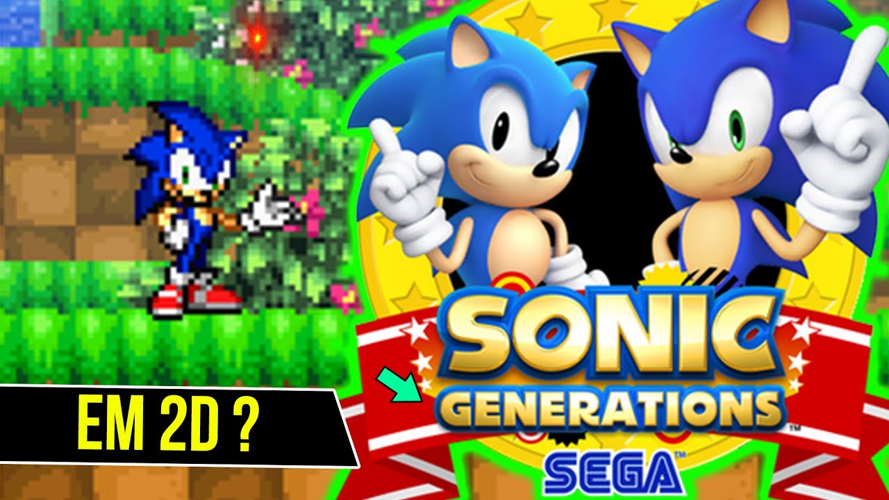 JOGO DE SONIC ESTILO GENERATIONS 3D para ANDROID! 