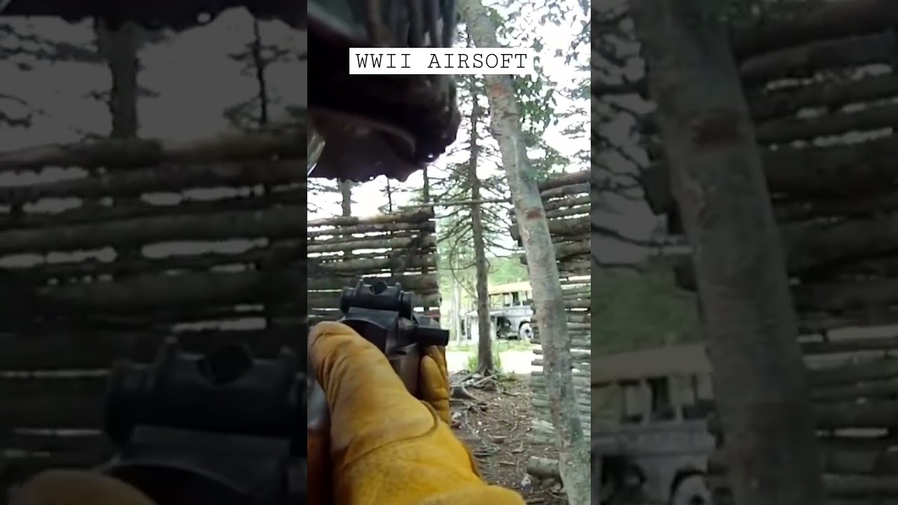 WWII Airsoft. Flanked enemy team.   @WWIIAirsoftCompanyHQ101st 