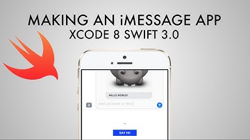 How To Create An iMessage App In Xcode 8 (Swift 3.0)