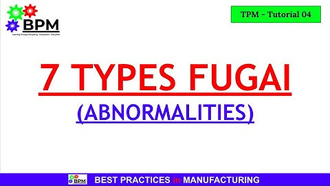 TPM FUGAI | WHAT IS FUGAI (ABNORMALITIES) | BEST PRACTICES IN MANUFACTURING