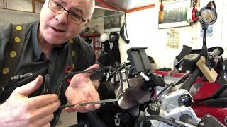 How to fit a TFT screen anti-theft brace to BMW R1250 GS Wealth