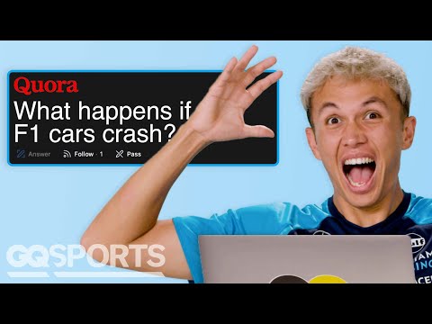 F1 Driver Alex Albon Replies to Fans on the Internet | Actually Me | GQ Sports