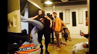 Blue Face/Chrisean & Sharp Heated Exchange on No Jumper!!! Part 1