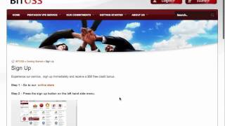 Bitoss Cloud Tutorial - Top Up Account with Free Credit screenshot 1