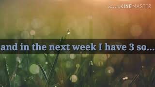 Takeing a break...(information)