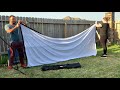 Projector Screen Unboxing and Review