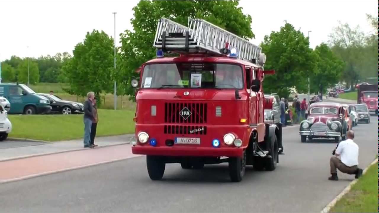 Feuerwehr - Oldtimer - IFA Treffen Auerbach/V. - YouTube