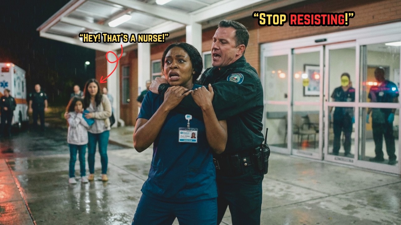 Полицейский душил чернокожую медсестру возле приемного отделения, не понимая, что она жена директ...
