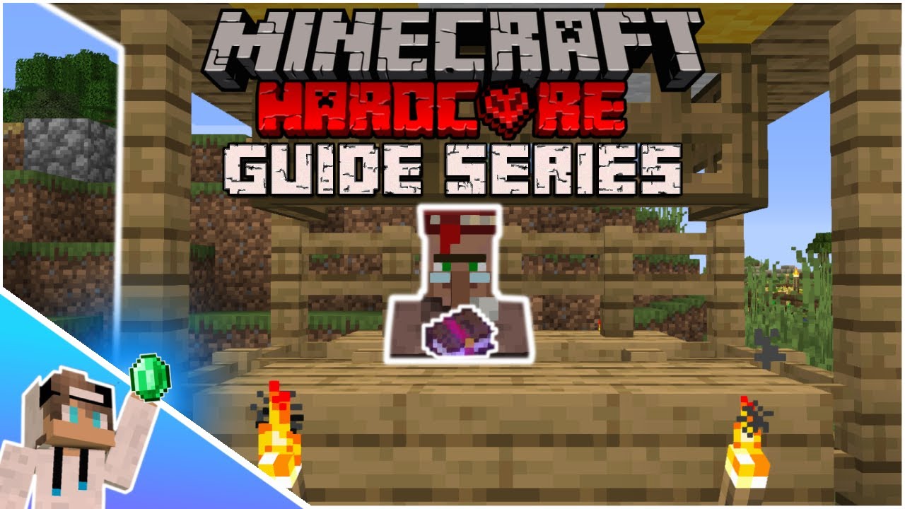 Villager Trading + Full Armor Enchants! | Minecraft Hardcore Guide ...