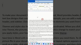"The HIDDEN MS Word feature you didn't know you needed. 🤫"#shorts #msword
