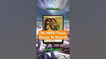 TOP 5 Planes We NEED to Revisit! #MTG