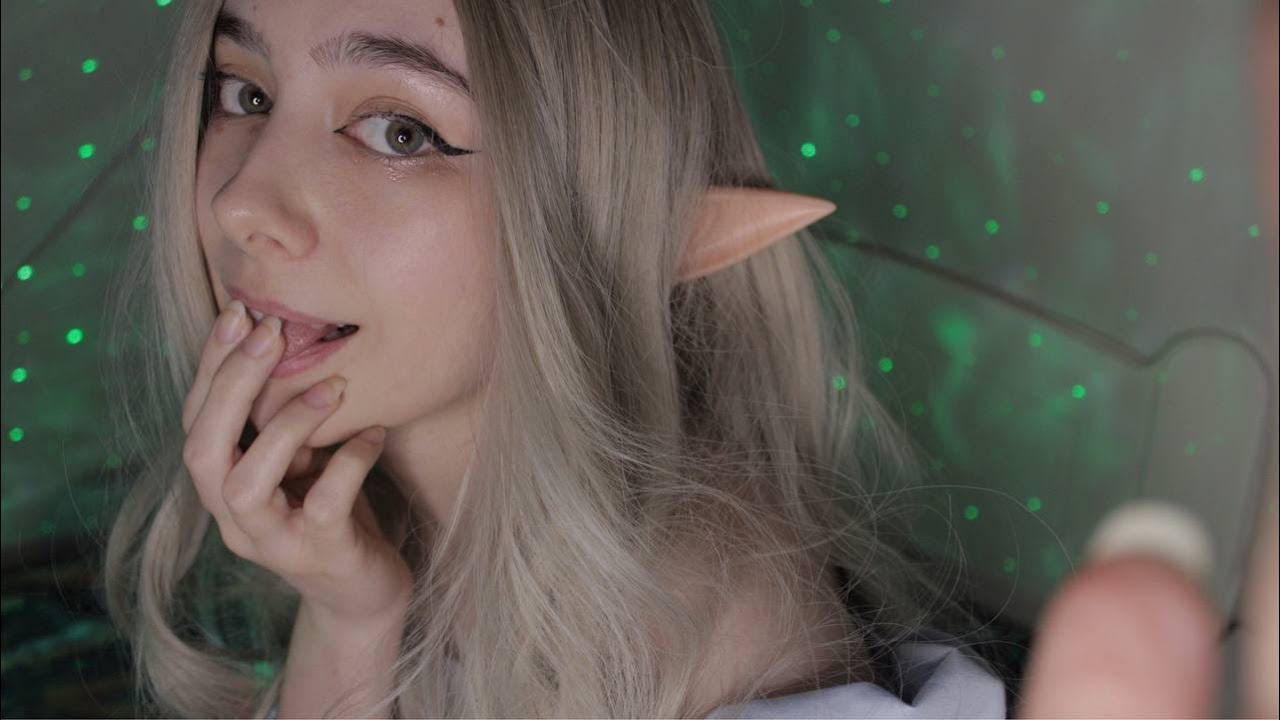 ASMR МАКИЯЖ СЛЮНКОЙ ❤️ ОЧЕНЬ МНОГО ЗВУКОВ РТА