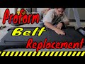 Proform ZT4 Treadmill Belt Replacement (No Unnecessary Dialogue)