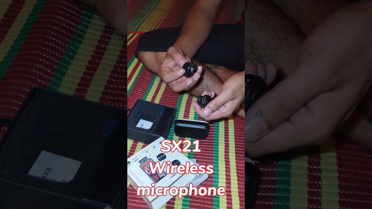 কিনে নিলাম sx21 wireless microphone