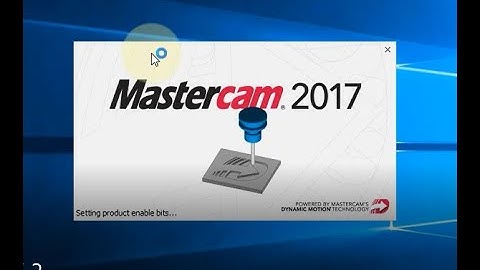 HOW TO FIX MASTER CAM 2017 IF GET STUCK ON START UP( easy way)