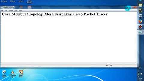 Cara Membuat Topologi Mesh Di Aplikasi Cisco Packet Tracer