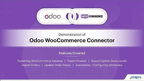 Demonstration of Odoo WooCommerce Connector