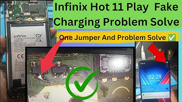 Infinix Hot 11 Play Fake Charging Problem Solve ✅ | One Jumper Problem Fix | Without Ziner Diod❌