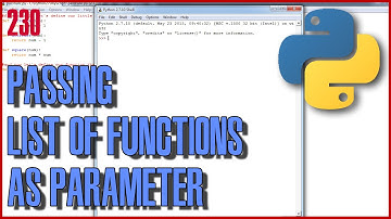 Learn Python functions - Pass list of functions as parameter