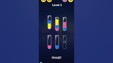 Gameplay Seru ~ Water Sort Puzzle Level 3 #shorts