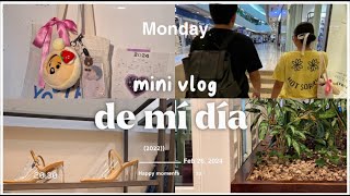 ⊹ mini vlog de mí día ᰔ༄