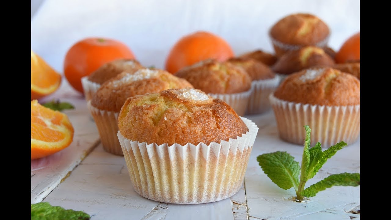 Magdalenas caseras de naranja
