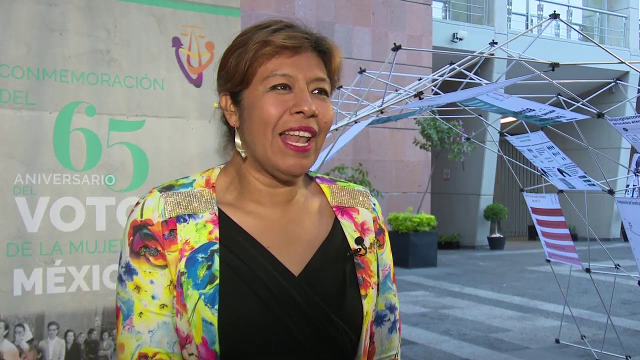 07 - Reyna Ramírez - 65 Aniversario Voto Femenino en México - 17 octubre 2018 - TEPJF tribunal electoral arraijan
