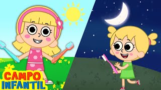 Canción de Cepilla Tus Dientes | Canción para niños |  Campo Infantil