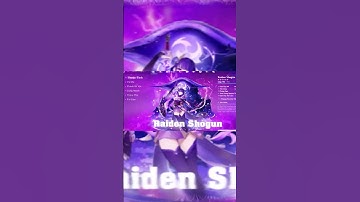 lGenshin Impact Edit lRaiden Shogun và hiệu ứng PArallax l #shorts