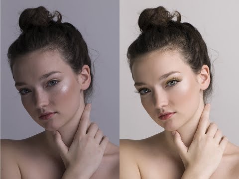 Professional Skin Retouching & makeup Photoshop Tutorial