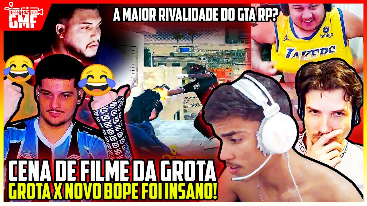 AÇÃO INSANA😱 GROTA X NOVO BECO DO BOPE FOI CENA DE FILME na CAPITAL CITY GTA RP