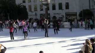 Skating Flash Mob and Marriage Proposal, she answered YES  1-12-2013 006.MTS