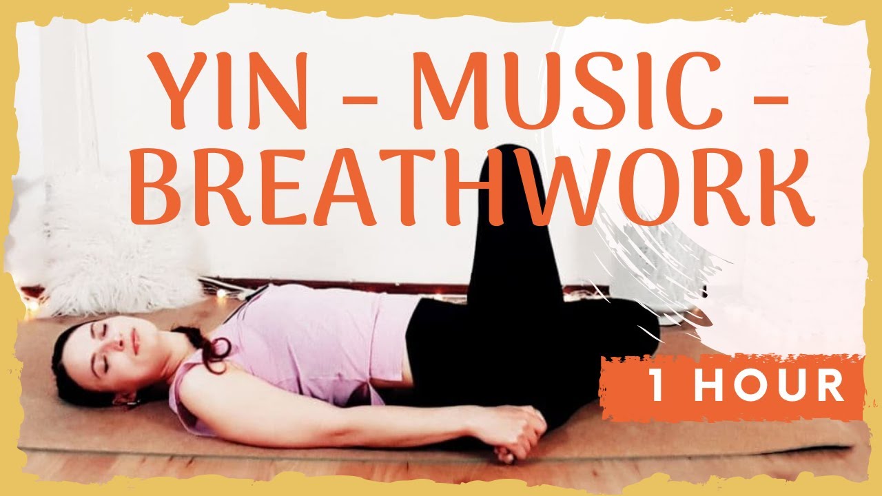 60 min YIN YOGA CLASS with BREATHWORK - TOTAL BODY DEEP STRETCH YOGA ...