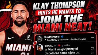 🚨MAJOR NEWS!!! Klay Thompson Hints He’s coming to the Miami Heat ? BAM ADEBAYO CALLS out LeBron 
