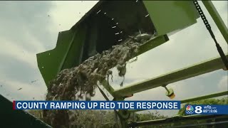 Manatee County ramps up red tide response, aims to keep debris off of local beaches