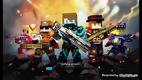 cops n Robbers - 3D pixel craft gun shooting game Map Model