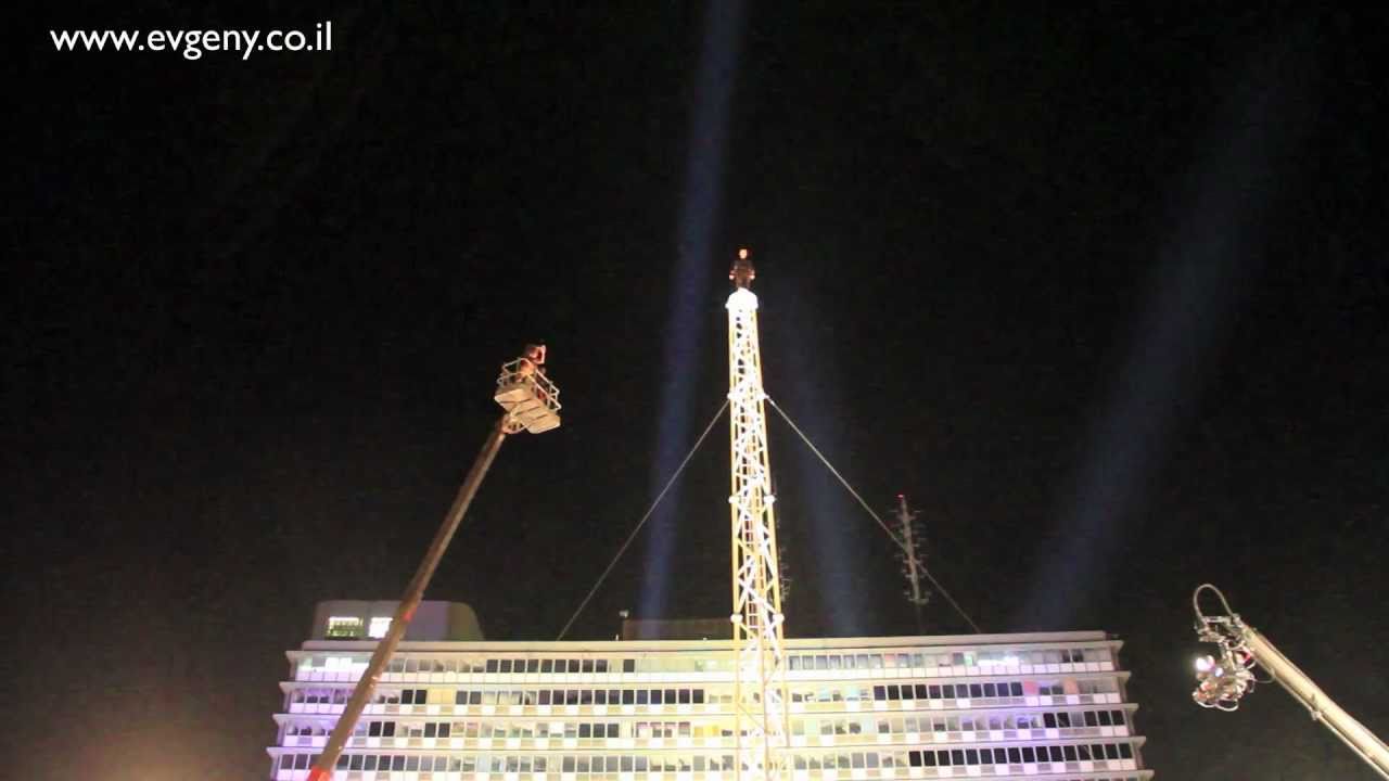 27 meters jump | Прыжок с 27 метров | חזי דין קופץ מגובה 27 מטר