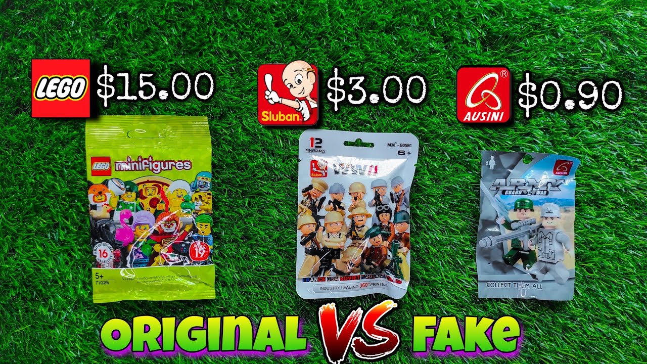 Original LEGO minifigure vs Fake LEGO minifigure 💸 (Malaysia 🇲🇾) YouTube