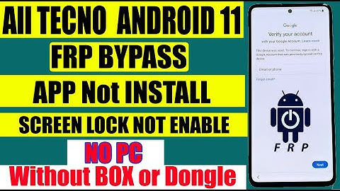 All Tecno Android 11 Frp Bypass without PC | no app install | on screen lock set | SPARK 7 KF6K FRP