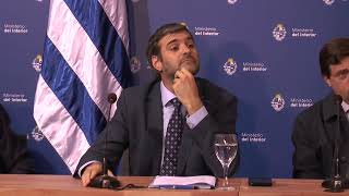 Conferencia de prensa en sala de medios AUF y AUDAF