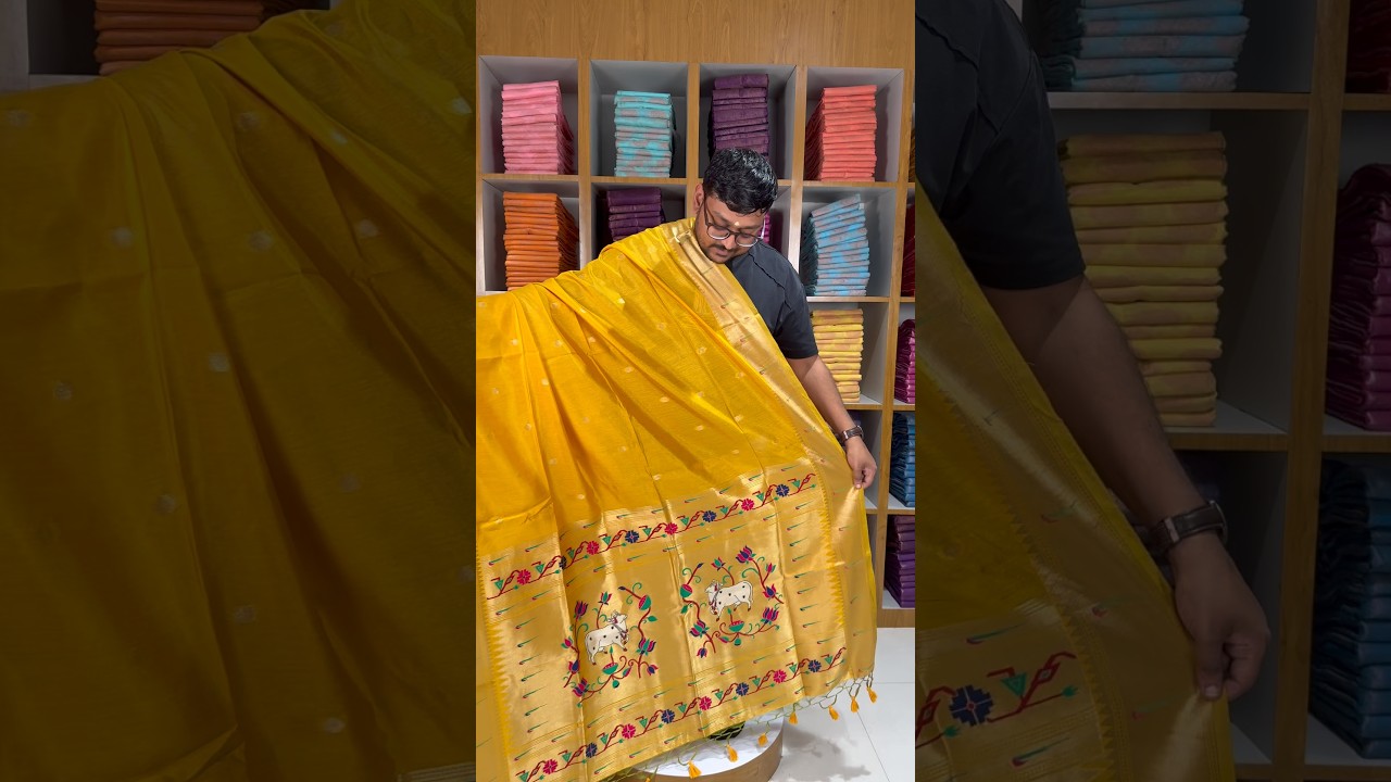 Pichwai Paithani Silk Saree – Royal Heritage Collection