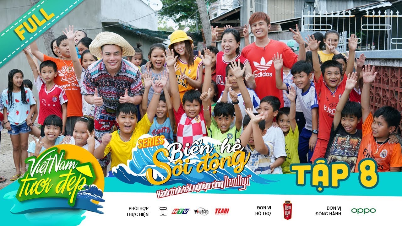 Việt Nam Tươi Đẹp 3 | BHSĐ #8: Lâm Vỹ Dạ, Puka bị fan nhí bao vây khi ghé thăm làng chài Hòn Miễu