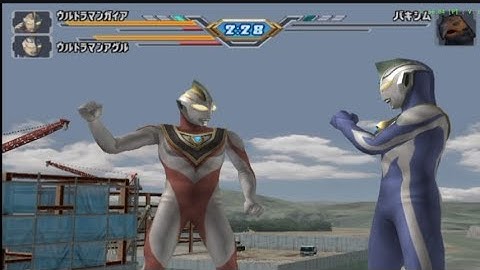 [GAMEPLAY]UFE3 Ultraman Gaia & Agul Tag Team Aethersx2