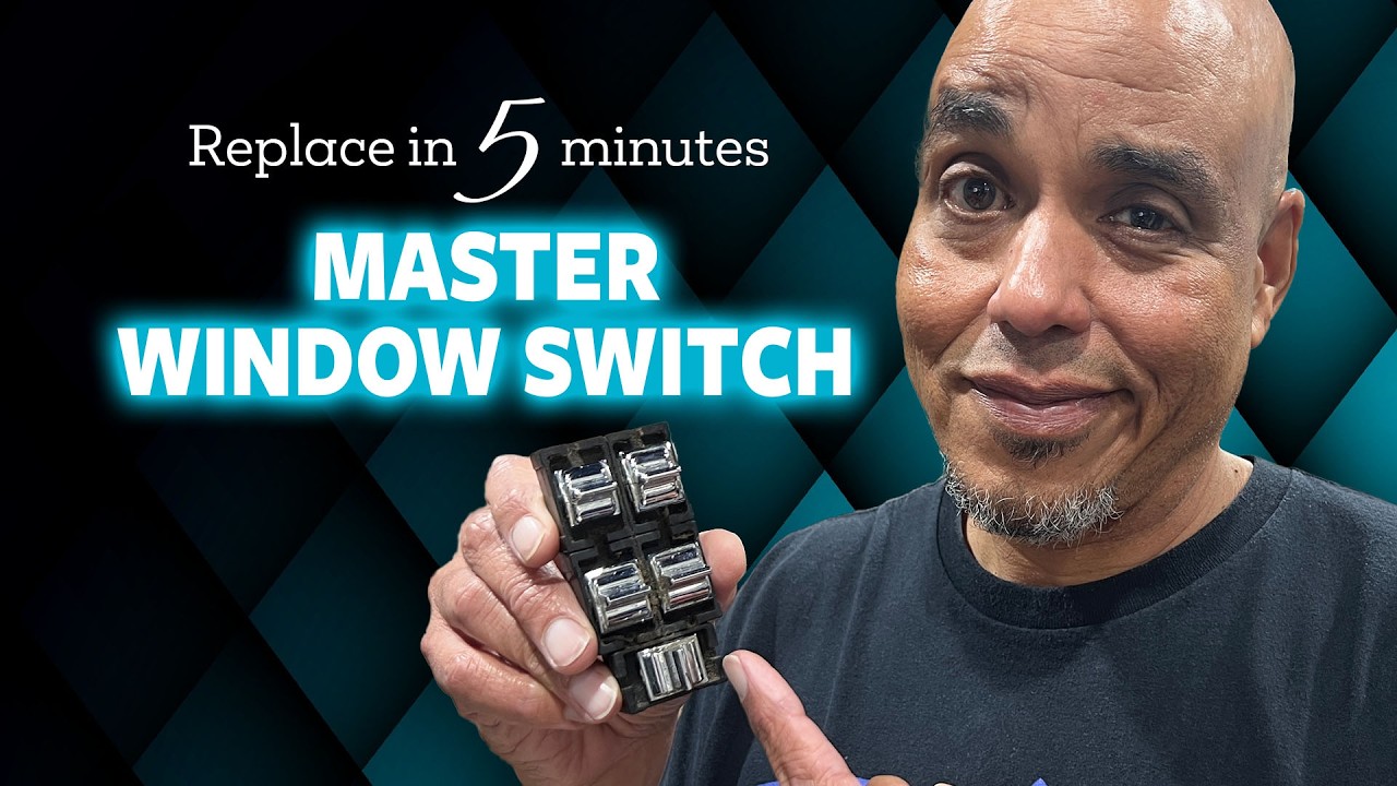 Replace Your Master Window Switch In 5 Minutes - YouTube