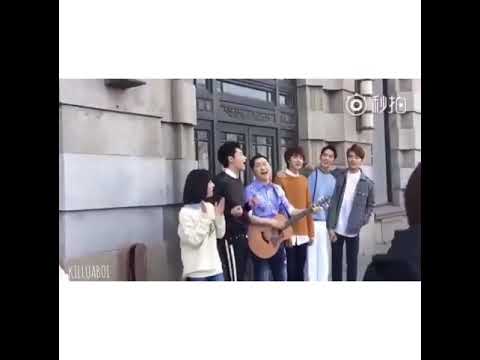 METEOR GARDEN 2018 cast singing the original soundtrack Qing Fei Dei ...