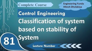 System Classification by Stability in Control Engineering & Control System
